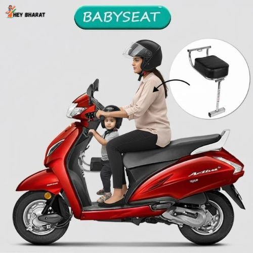 HeyBharat™️ Portable Baby Seat for Scooters