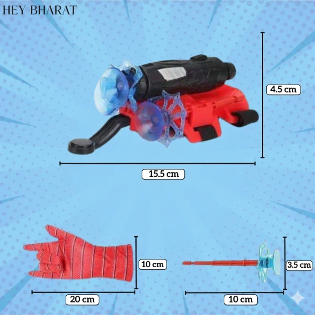 HeyBharat™ Spidey-Snap Web Shooter